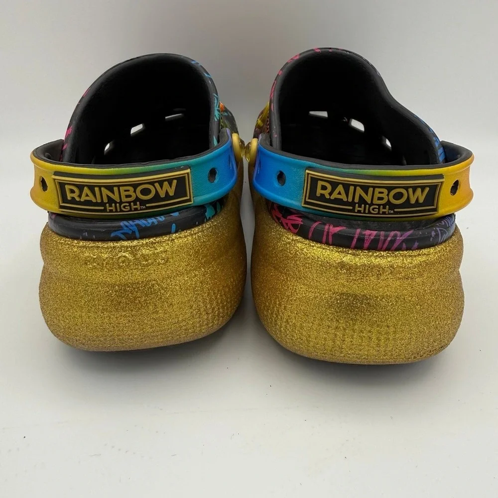 YOUTH Kids Crocs Rainbow High Platform Dolls Cutie Crush Slip-On Clogs Size‎ J5